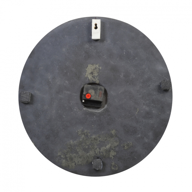 Minimalistische Wanduhr schwarz