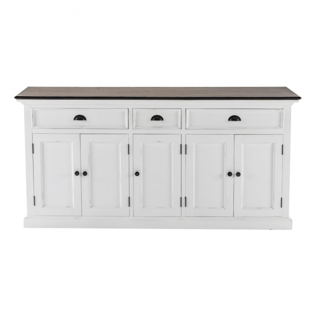 Landhausstil-Sideboard aus massivem Mahagoni