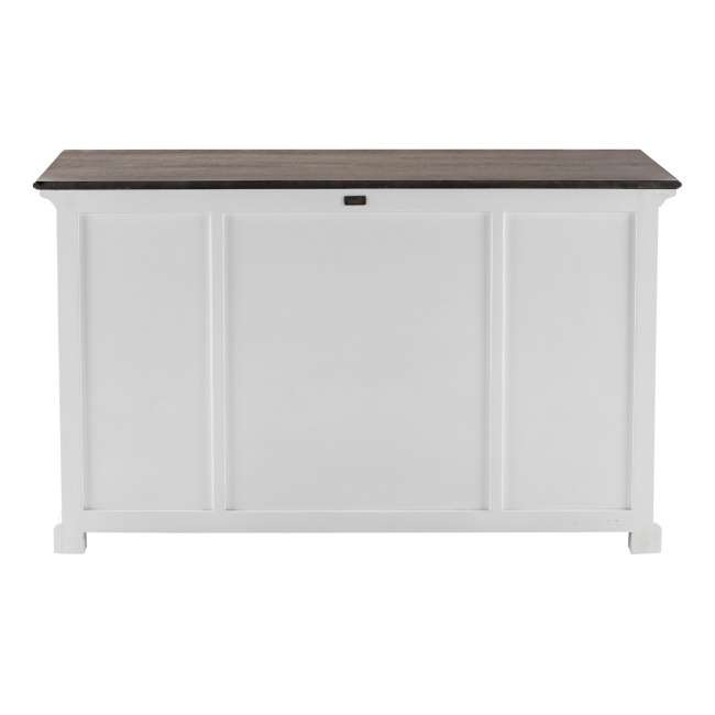 Weißes Halifax Accent Buffet im ländlichen Look