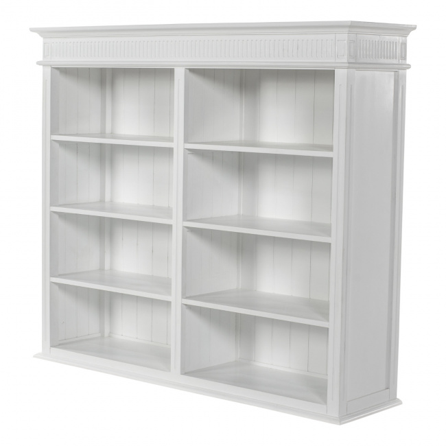 Landhaus-Schrank Regalaufsatz für Bücher