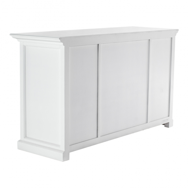 Weißes massives Sideboard