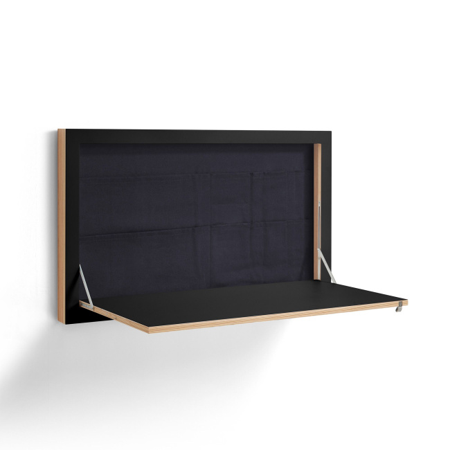 Klapptschreibtisch schwarz 100 x 60cm