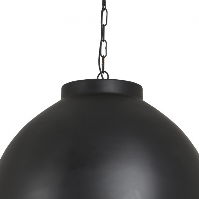 Schwarze Hängeleuchte Industrial-Stil