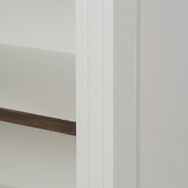 Landhaus Bücherregal TROUDY mit 3 Schubladen 180x68x39 cm