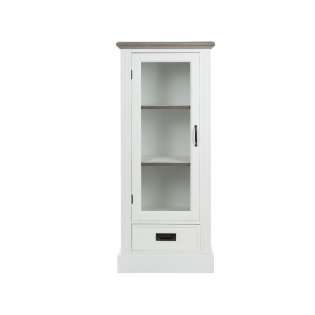 Vitrine mit Glastür