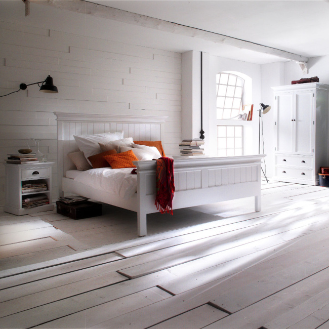 Mahagoni Bett