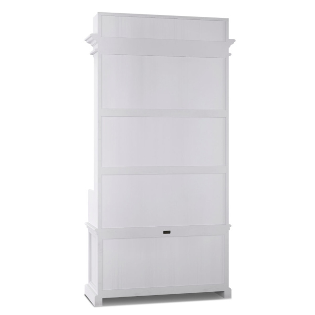 Flurgarderobe Mahagoni weiss