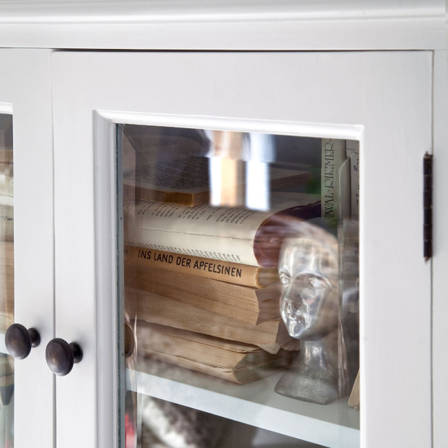 Novasolo Halifax Landhaus Vitrine, 165cm breit
