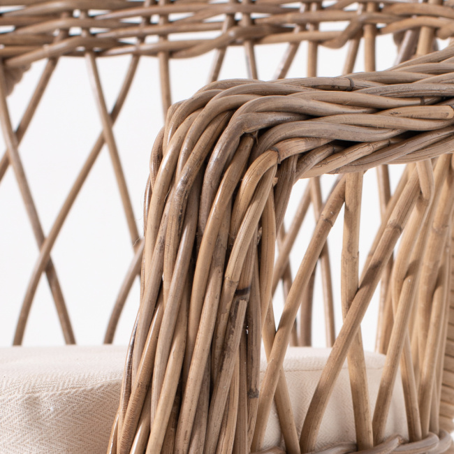 Rattan Stuhl Detail