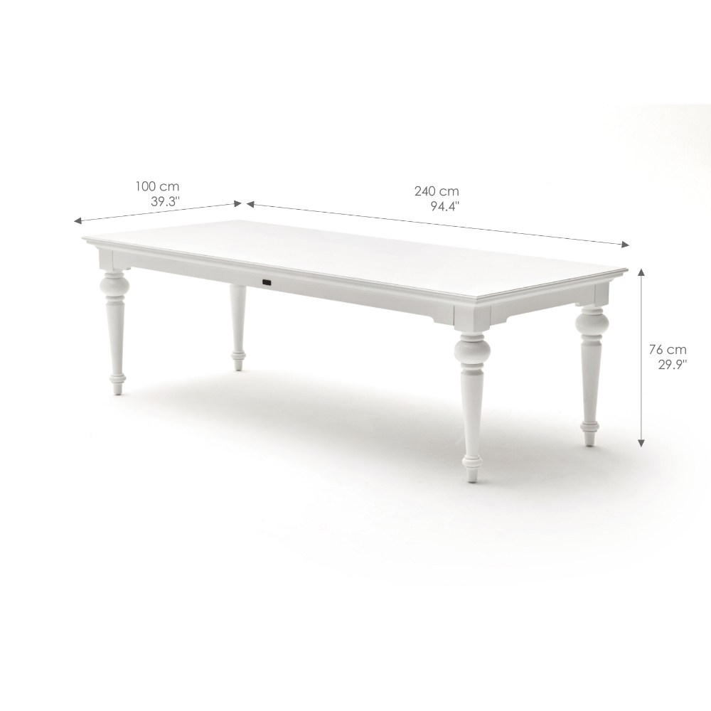 Provence Esstisch Im Landhausstil 240cm X 100cm Dekosalon