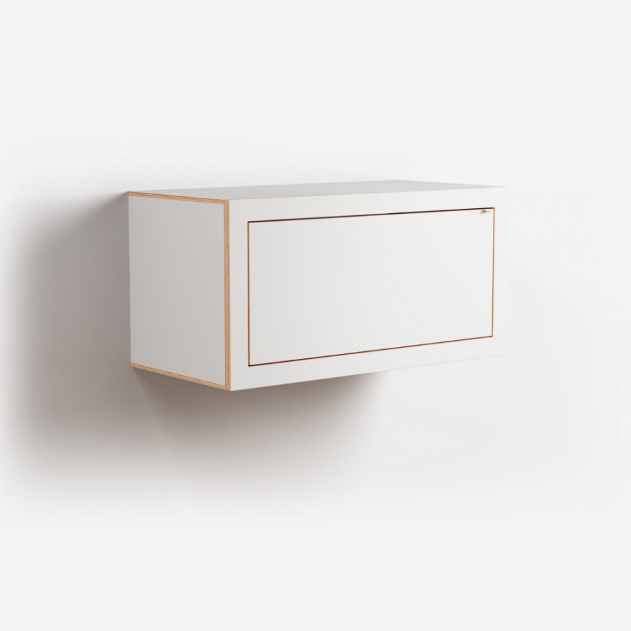 Weißes Sideboard für die Wand von Fläpps