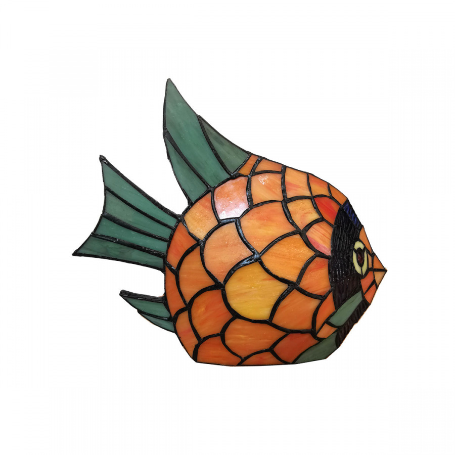 Tiffany Stil Lampe Fisch