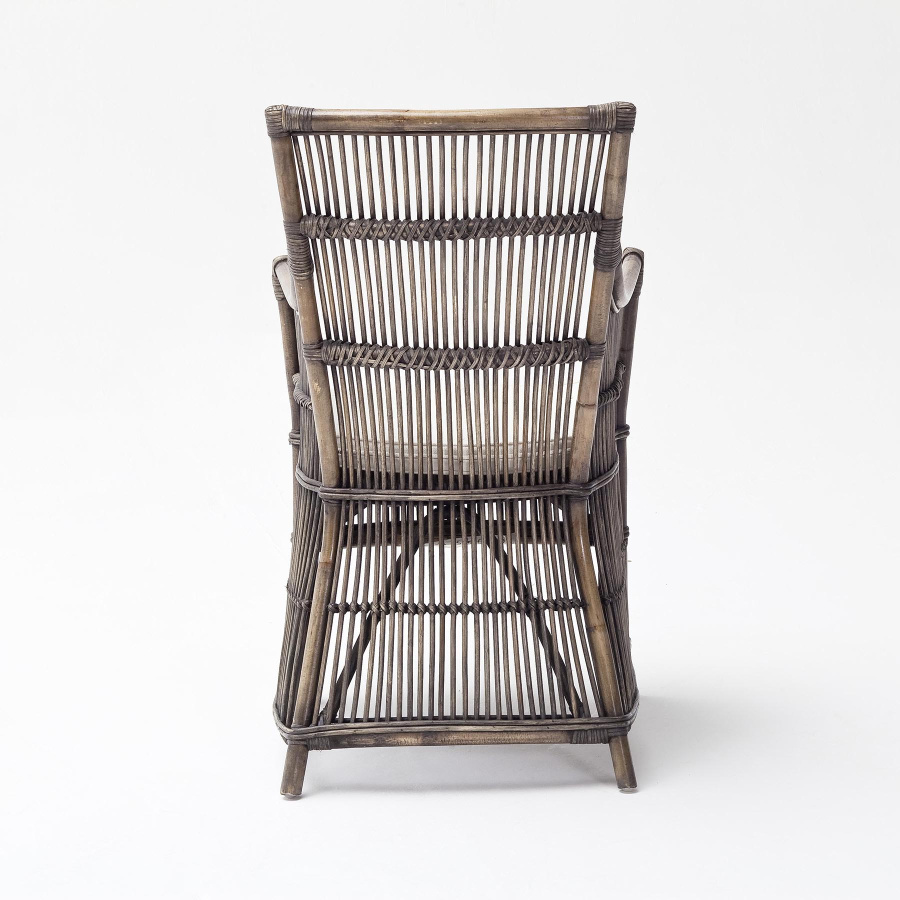 Rattan Stuhl mit Kissen Rattan Stuhl mit Kissen
