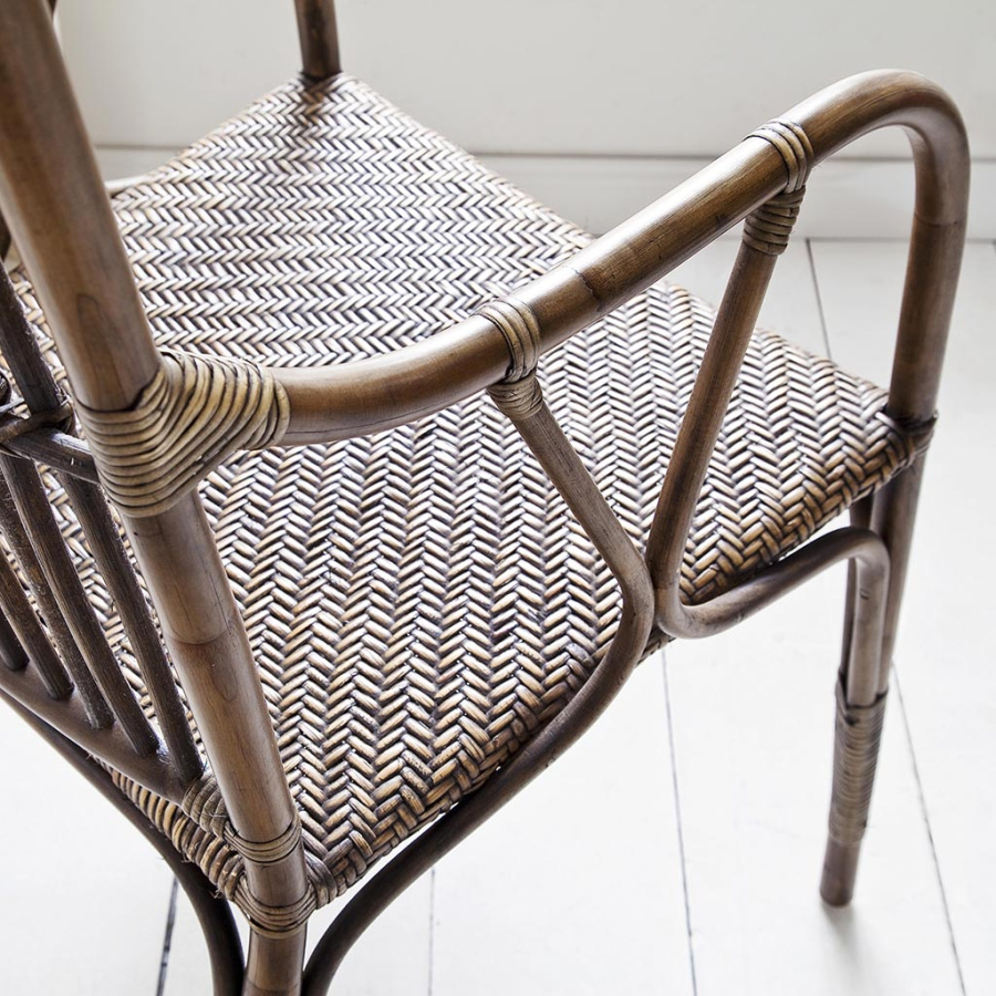 Rattan Stuhl Detail