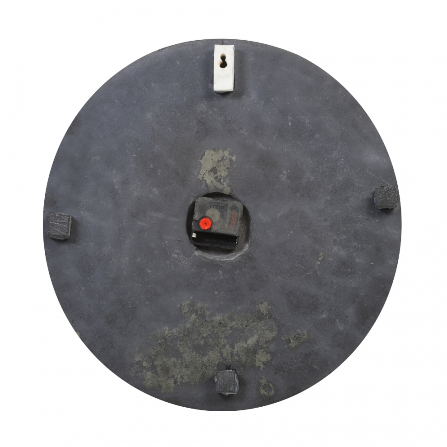 Minimalistische Wanduhr schwarz