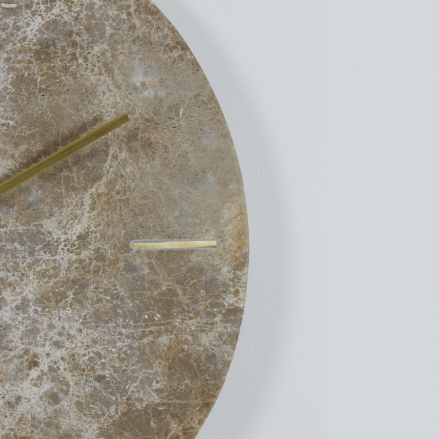 Wanduhr MORENO goldene Zeiger