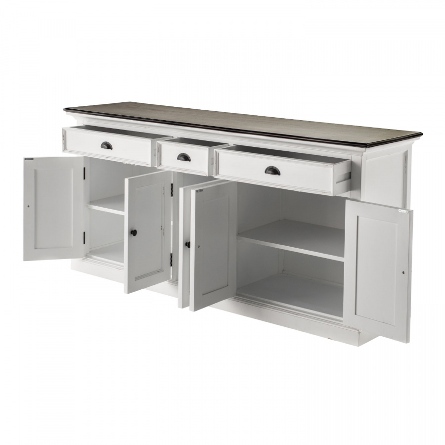 Novasolo Sideboard mit viel Stauraum, 3 Schubladen und 5 Türen Novasolo Sideboard mit viel Stauraum, 3 Schubladen und 5 Türen
