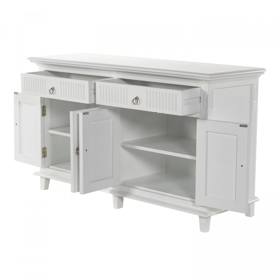 Sideboard im Landhaus-Stil mit vier Türen und zwei Schubladen Sideboard im Landhaus-Stil mit vier Türen und zwei Schubladen
