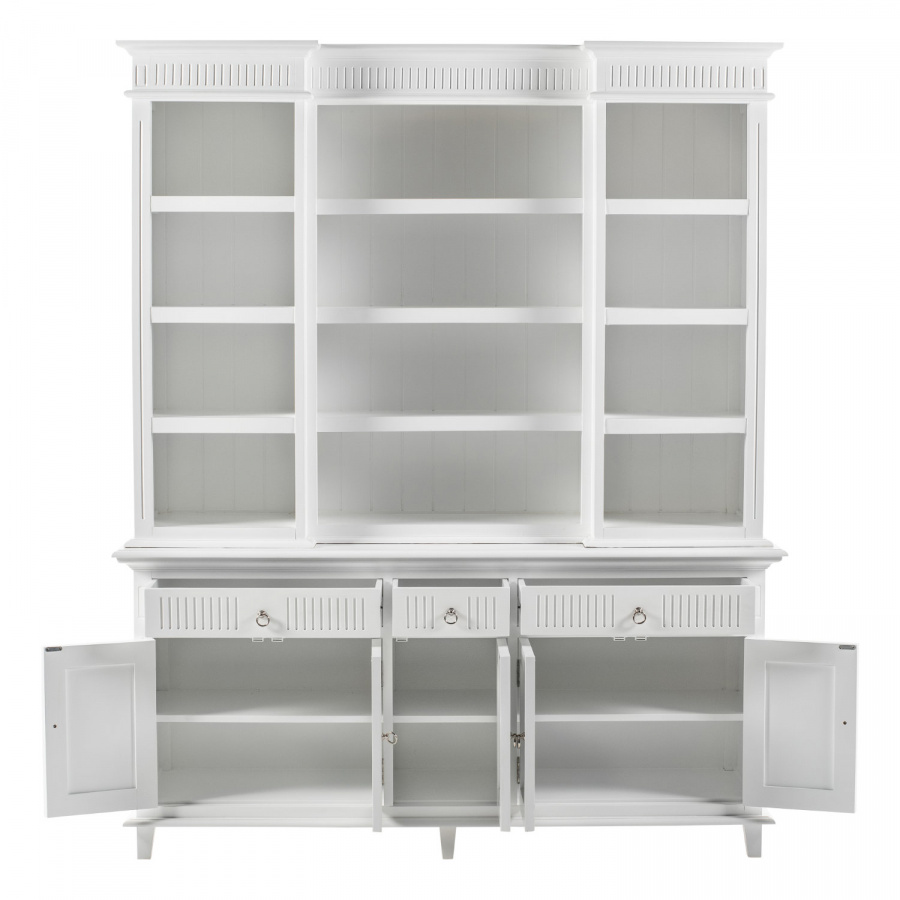 Novasolo Hutch mit fünf Türen und drei Schubladen Novasolo Hutch mit fünf Türen und drei Schubladen