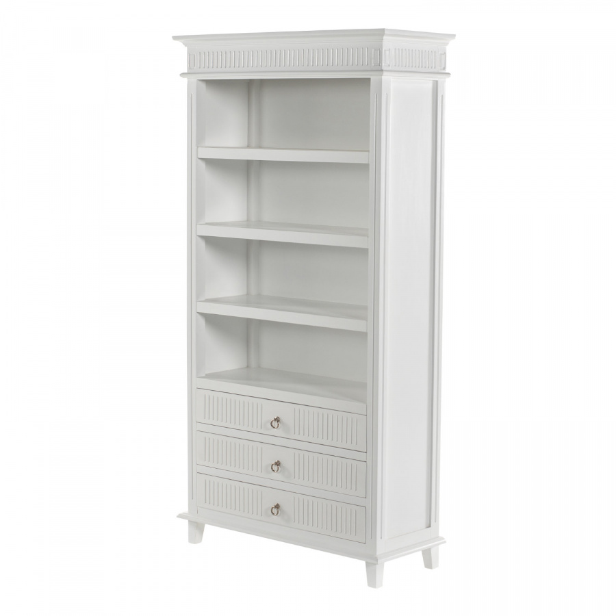 Ländlich-skandinavischer Bücherschrank Ländlich-skandinavischer Bücherschrank