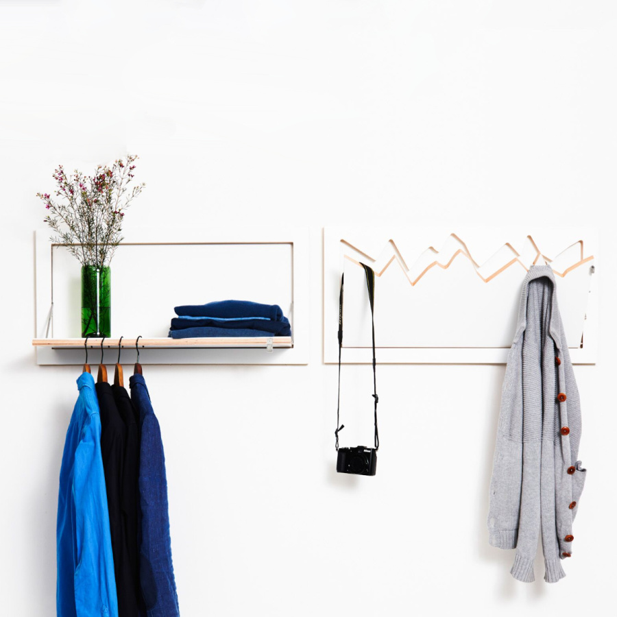 Fläpps Hillhäng Garderobe by Ambivalenz - Weiß Fläpps Hillhäng Garderobe by Ambivalenz - Weiß
