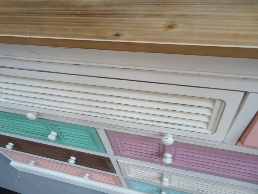 Bunte Landhaus Kommode RAINBOW Bunte Landhaus Kommode RAINBOW