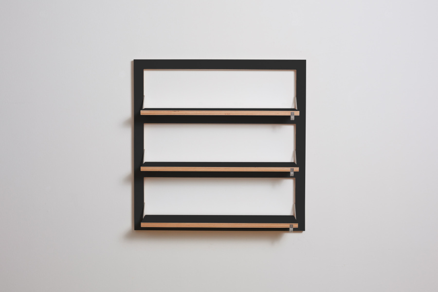 Flaepps 3er Regal schwarz