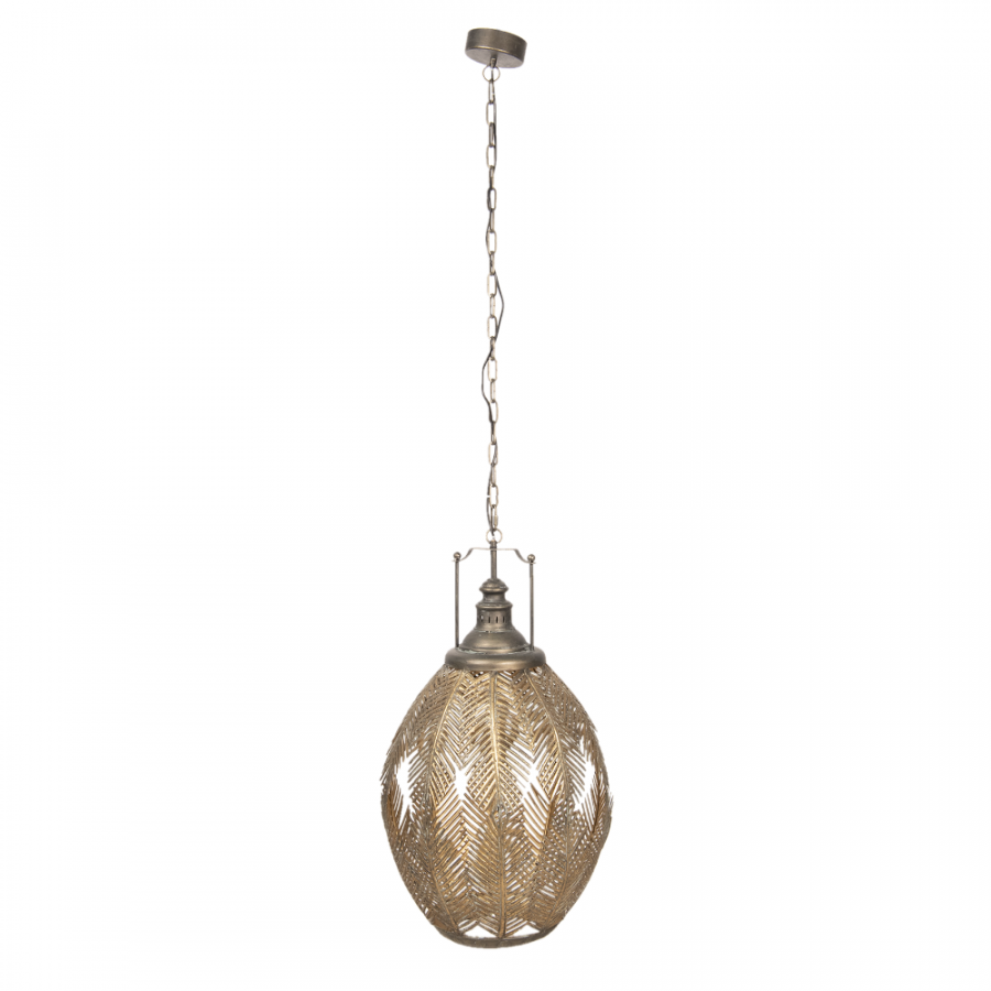 Hängeleuchte Bronze / Gold floral Hängeleuchte Bronze / Gold floral