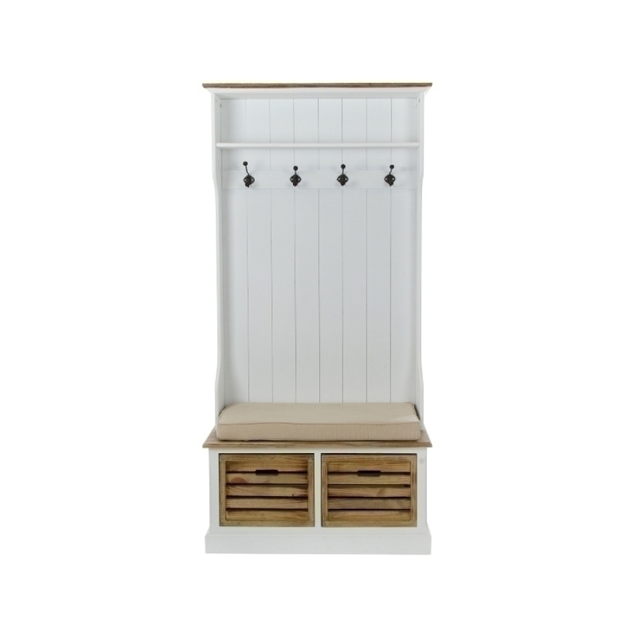 Garderobe mit Hutablage Garderobe mit Hutablage
