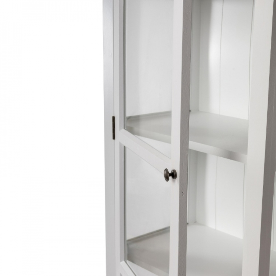 Landhaus Vitrinenschrank PRUDENCE mit Schublade Landhaus Vitrinenschrank PRUDENCE mit Schublade