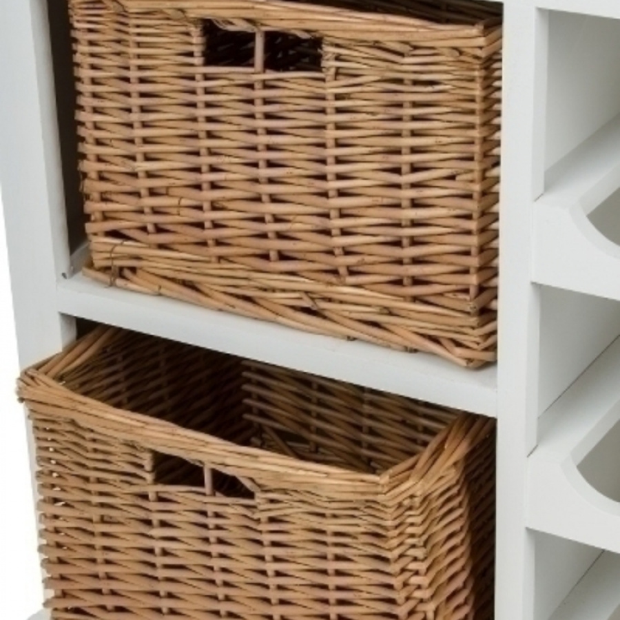 Weißer Küchenschrank
