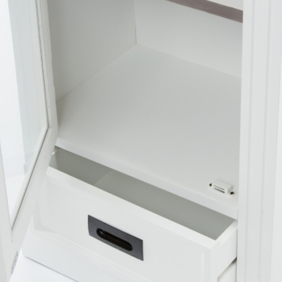 Landhaus Vitrine TROUDY 130x54x36 cm