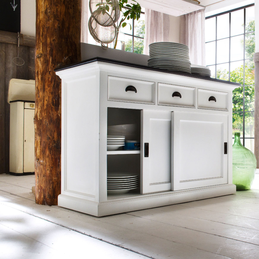 Novasolo Massivholz Buffetschrank HALIFAX Contrast Novasolo Massivholz Buffetschrank HALIFAX Contrast