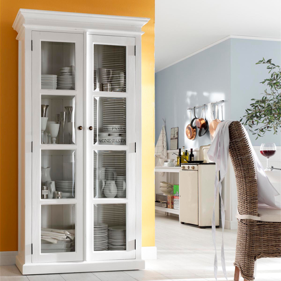 Buffet Glasschrank Vitrine Landhaus HALIFAX Novasolo Buffet Glasschrank Vitrine Landhaus HALIFAX Novasolo