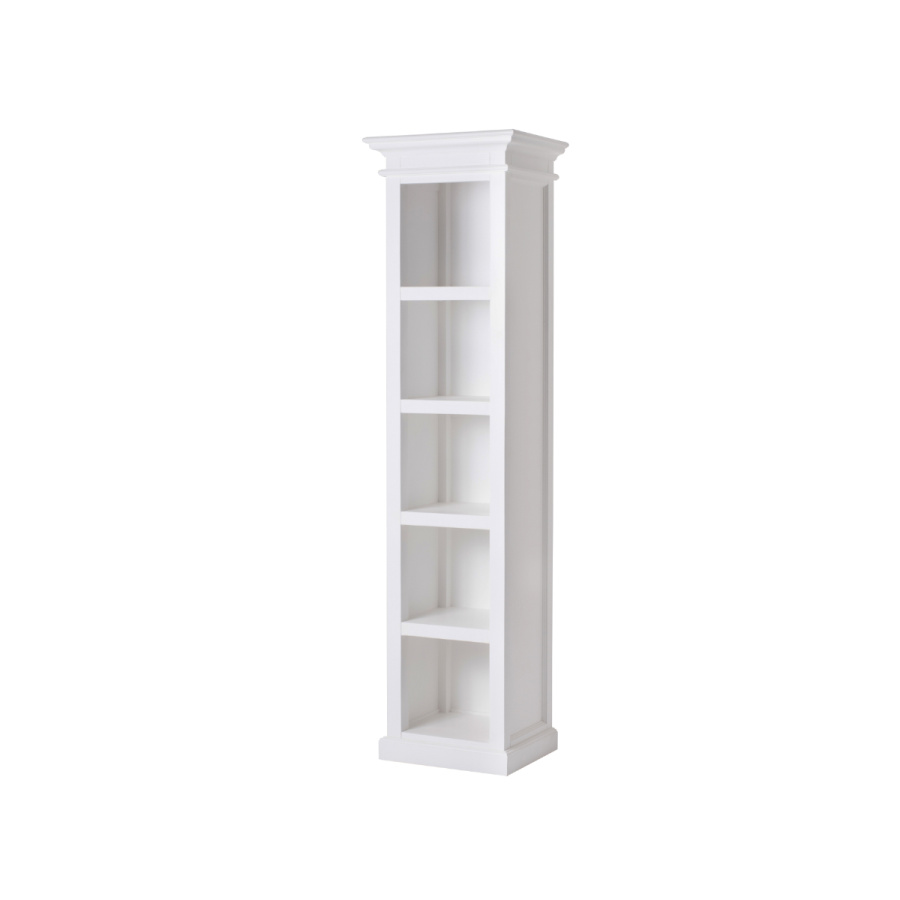 Schmales Landhaus Bücherregal weiss Schmales Landhaus Bücherregal weiss