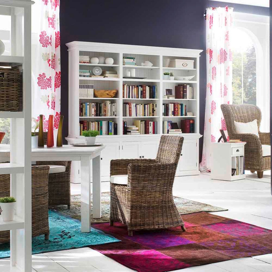 Bibliothek im Landhausstil Bibliothek im Landhausstil