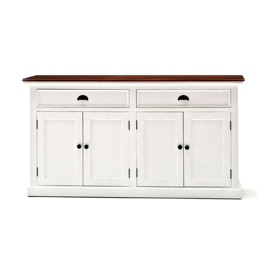 Massiver Buffetschrank weiss Massiver Buffetschrank weiss