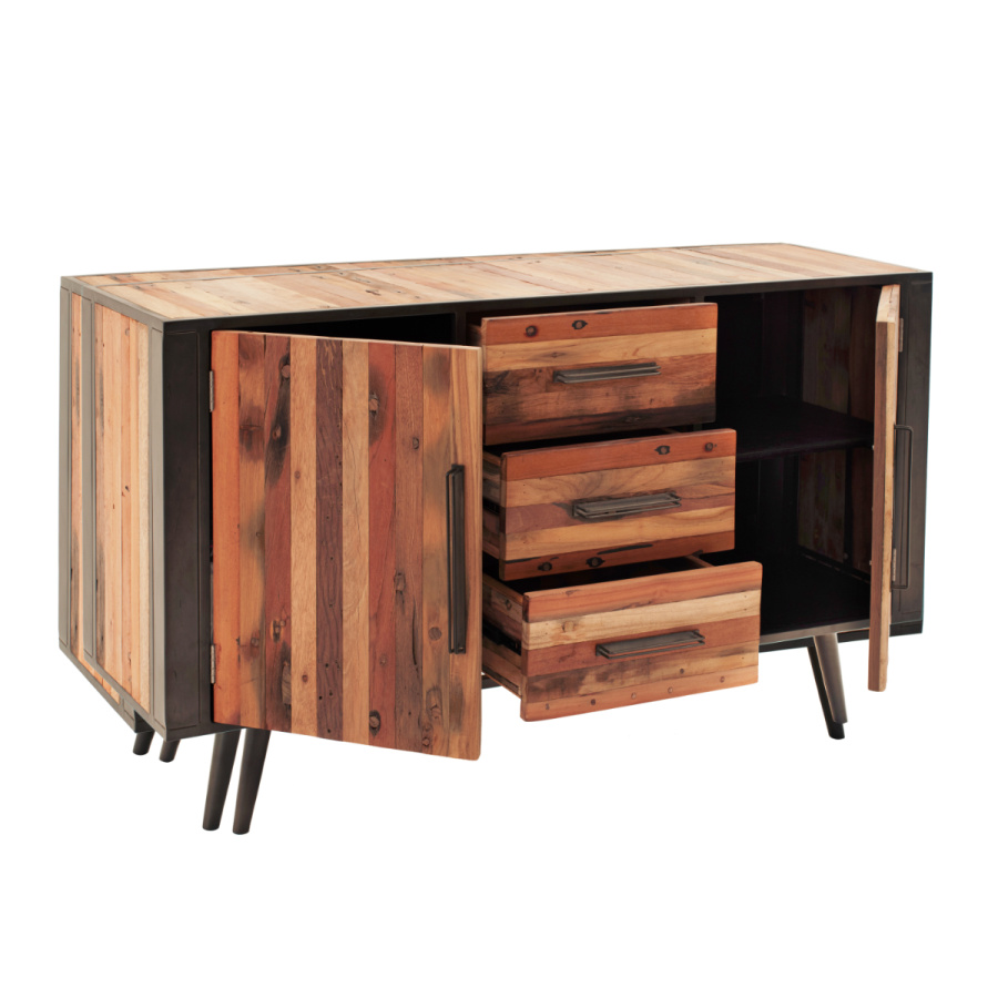 Eisen / Holz Kommode im Industrial Stil Eisen / Holz Kommode im Industrial Stil