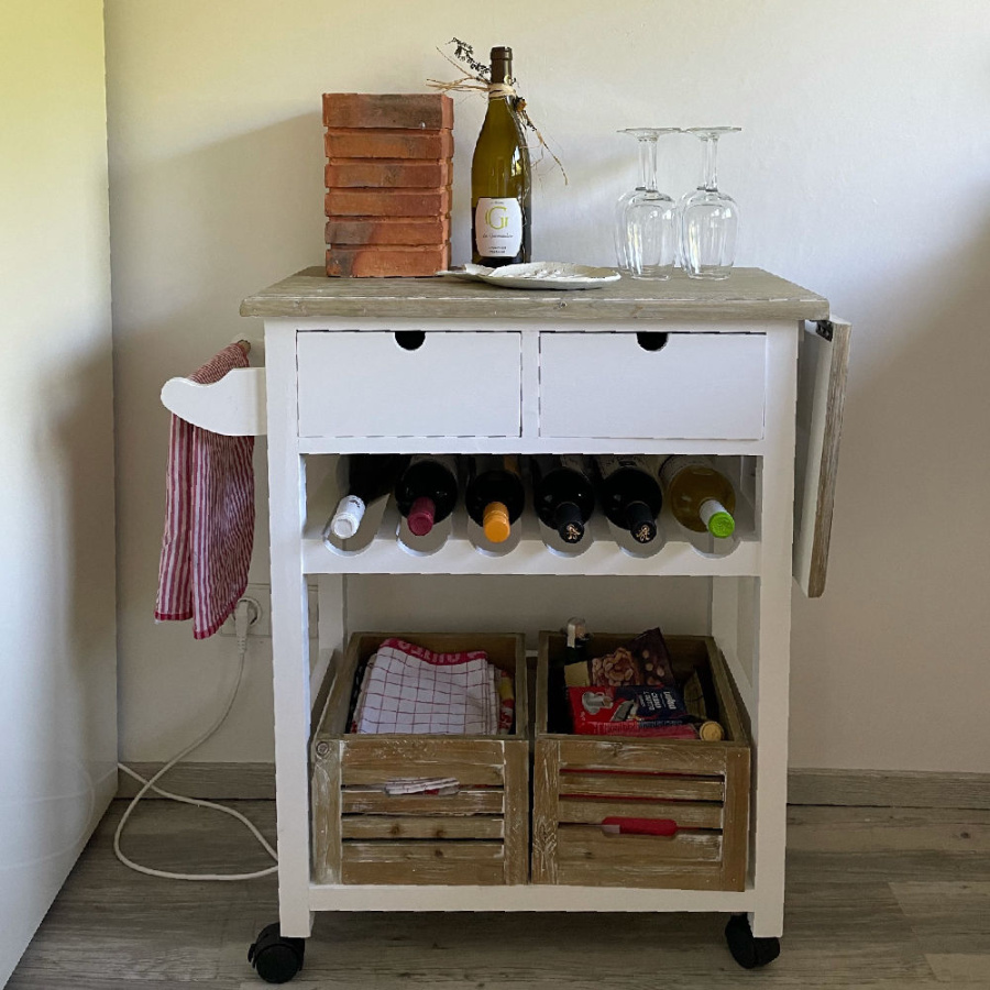 Servierwagen im Landhausstil, Serie PRUDENCE Servierwagen im Landhausstil, Serie PRUDENCE