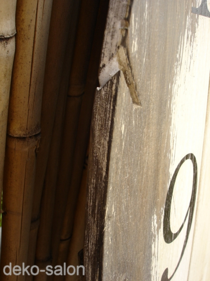 Holz Uhr XXL Shabby Chic
