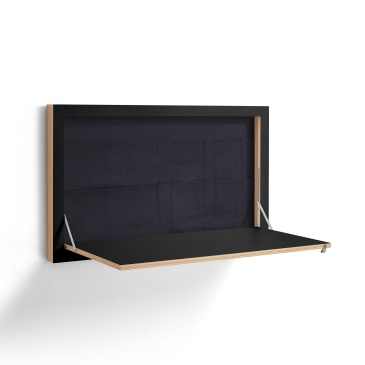Klapptschreibtisch schwarz 100 x 60cm